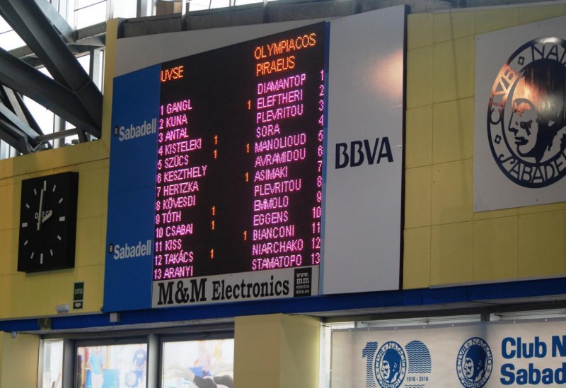 ο πίνακας με τις σκορερ