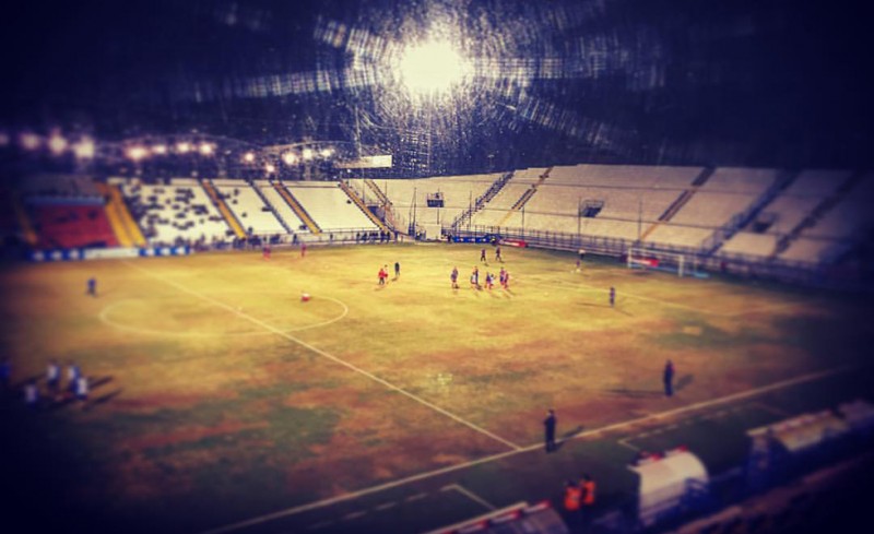 Ο αγωνιστικός χώρος του γηπέδου της Ριζούπολης