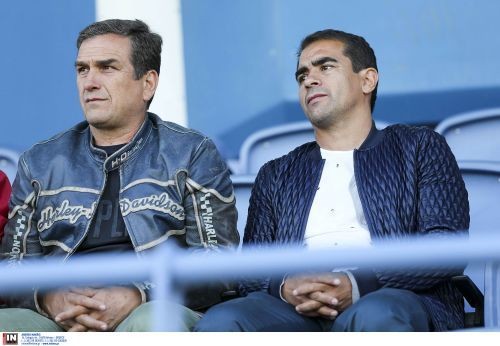 Βούζας και Ιμπαγάσα παρακολουθούν το ματς...