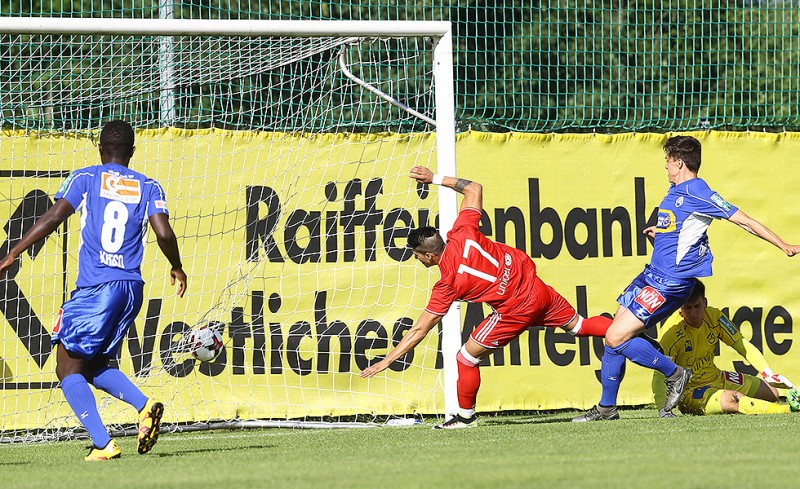 Το πρώτο γκολ της χρονιάς, στο φιλικό με τη Χορν, από τον Άλαν Πουλίδο